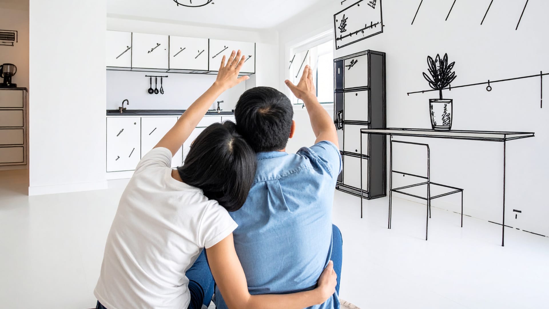 Coppia Cucina Ristrutturazione