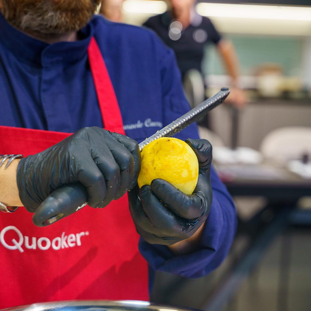 Lo show cooking Quooker da Snaidero Salerno